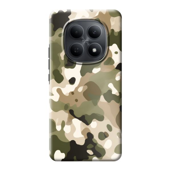 Coque Xiaomi Redmi Note 15 5G ultra-résistante avec imprimé camouflage - Motif militaire