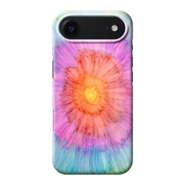 Volledig bedrukt iPhone Air hard case hoesje met Tie-dye - Kleurverloop Aquarel