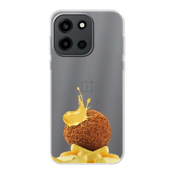 Flexibel OnePlus Turbo 6 5G hoesje met Bitterbal, Friet en Mosterd