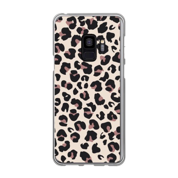 Flexibel Samsung Galaxy S9 hoesje met Panter Print - Beige Luipaardprint