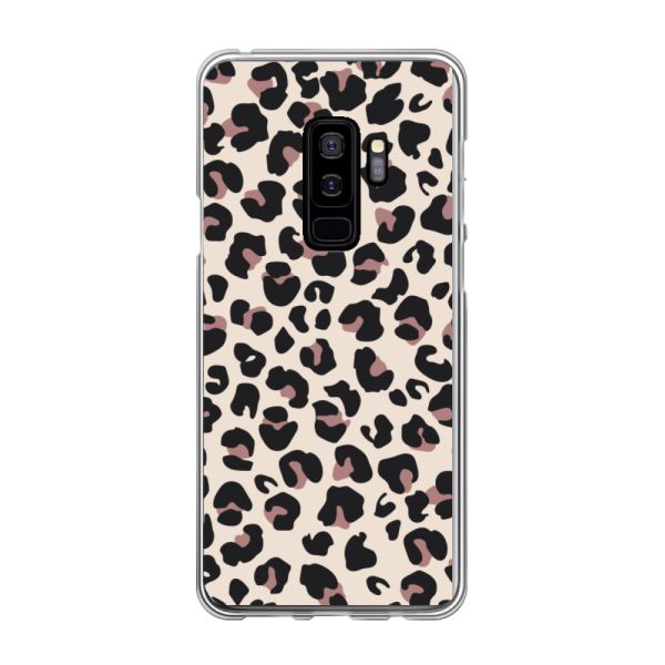 Flexibel Samsung Galaxy S9 Plus hoesje met Panter Print - Beige Luipaardprint