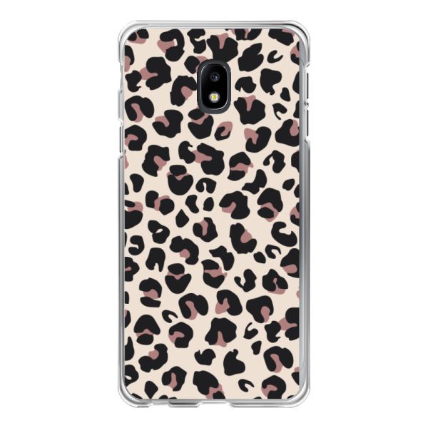 Flexibel Samsung Galaxy J3 (2017) hoesje met Panter Print - Beige Luipaardprint