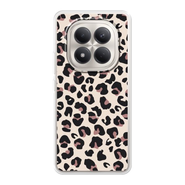 Flexibel Xiaomi Redmi Note 15 Pro 4G hoesje met Panter Print - Beige Luipaardprint