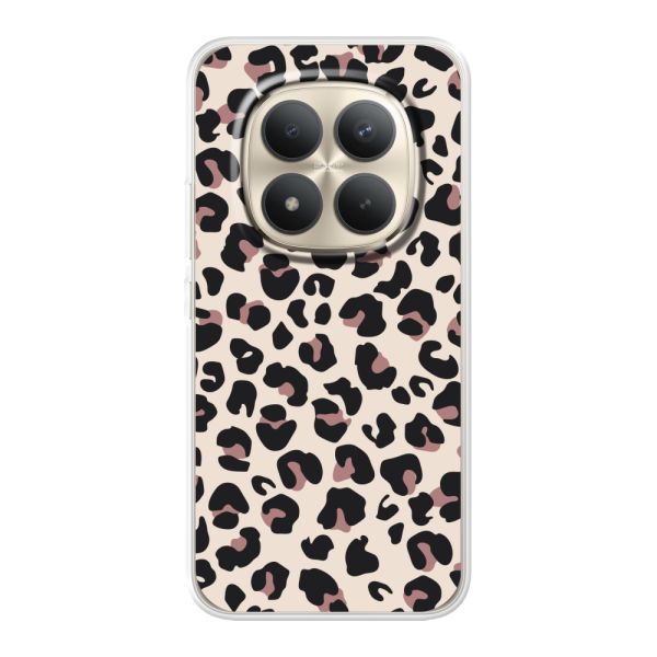 Flexibel Xiaomi Redmi Note 15 Pro+ hoesje met Panter Print - Beige Luipaardprint
