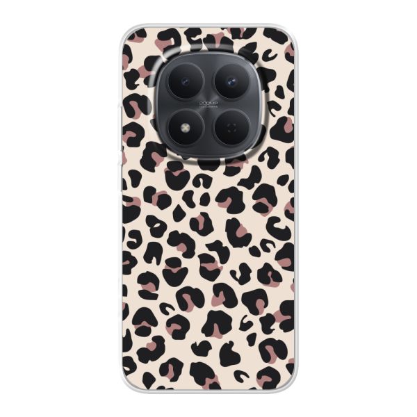 Flexibel Xiaomi Redmi Note 15 Pro (5G) hoesje met Panter Print - Beige Luipaardprint