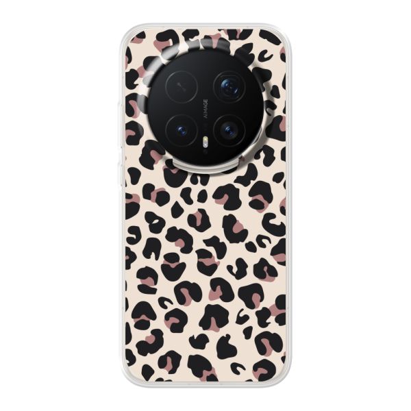 Flexibel Honor Magic8 Pro hoesje met Panter Print - Beige Luipaardprint