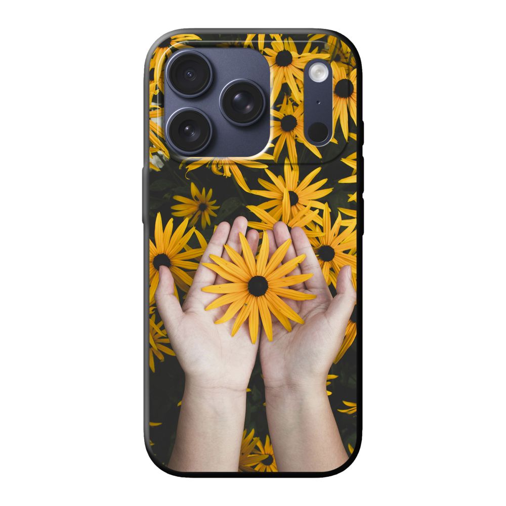 Coque souple imprimée au dos (Noir)