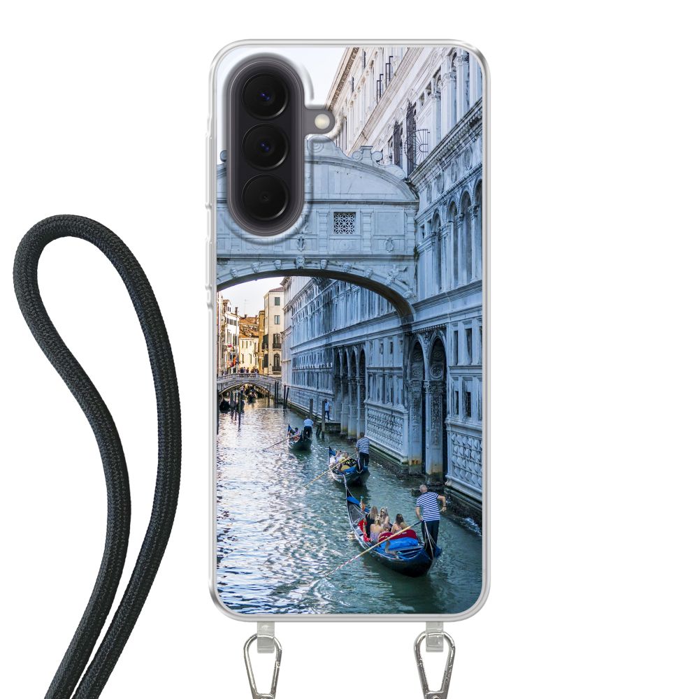 Coque imprimée au dos avec cordon
