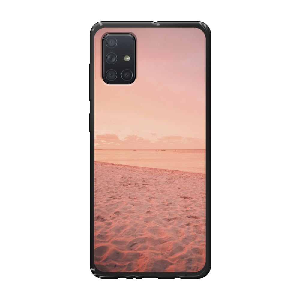 Coque souple imprimée au dos (Noir)