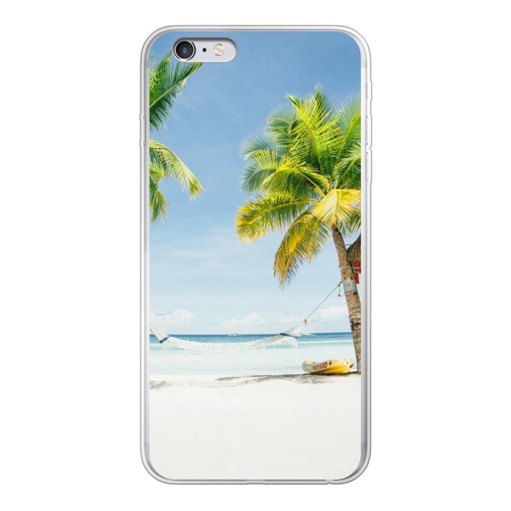 Achterkant bedrukt soft case hoesje (Transparant)