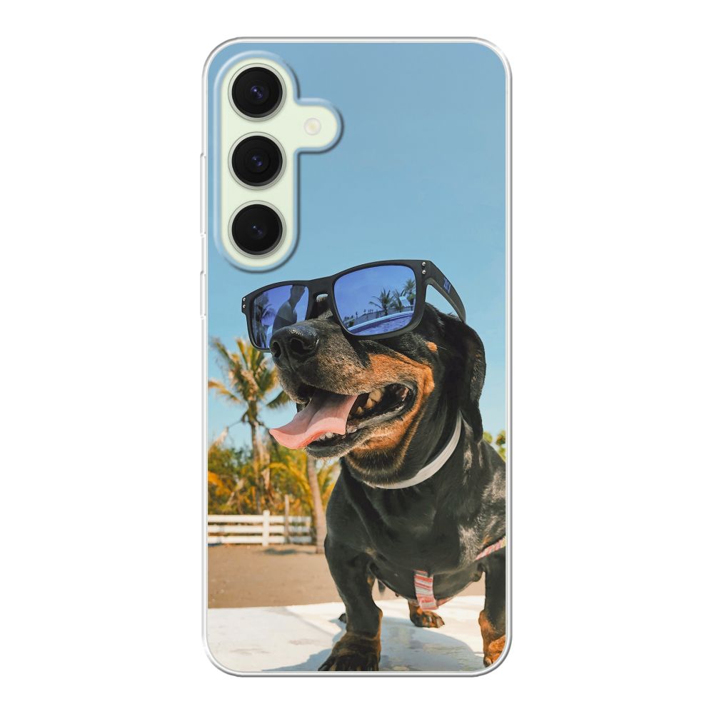 Coque souple imprimée au dos (Transparent)