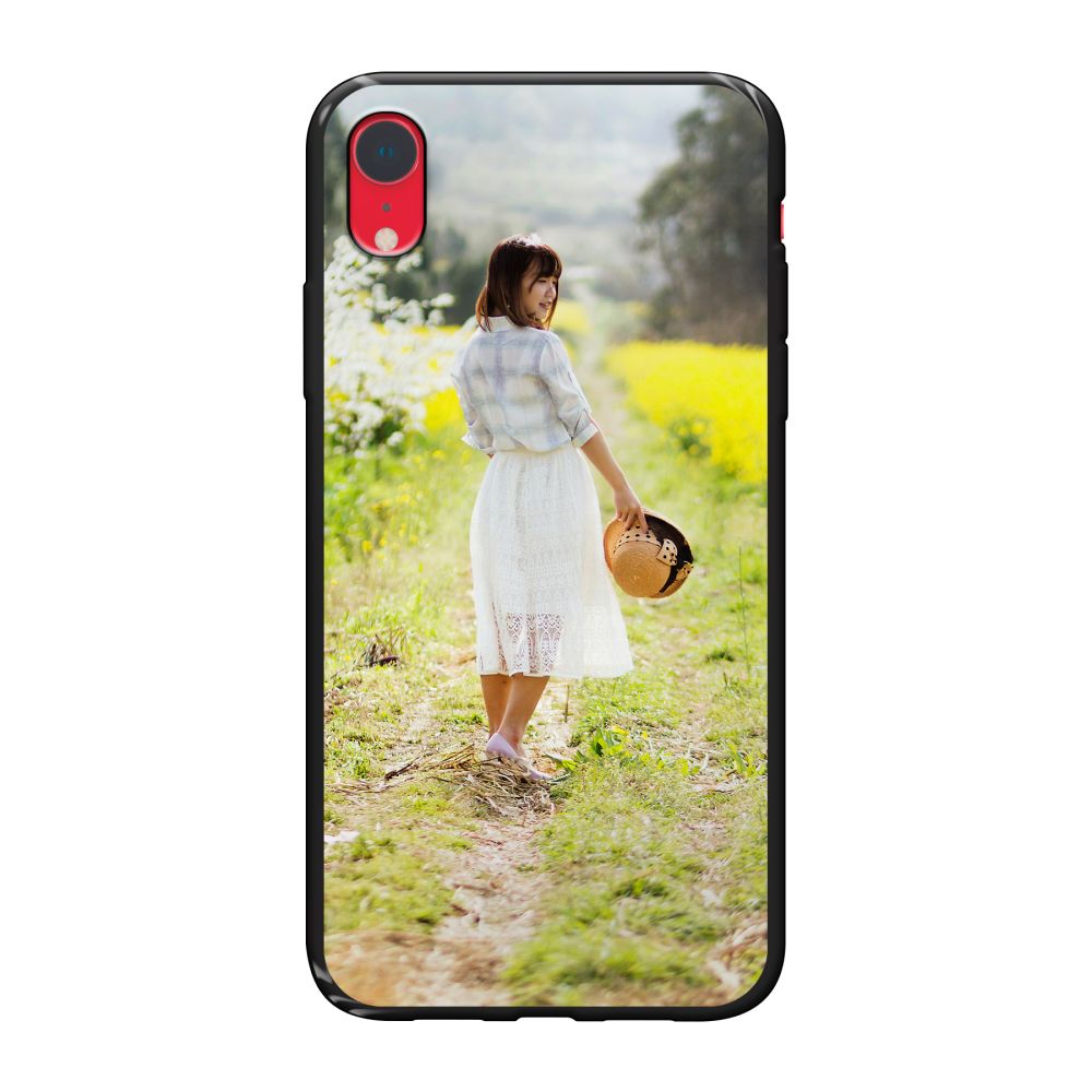 Coque souple imprimée au dos (Noir)