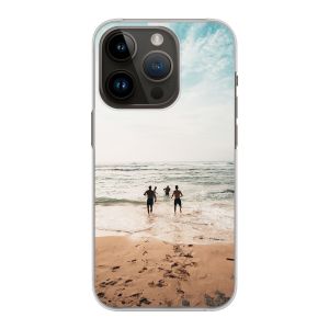 Coque rigide imprimée au dos (Transparent)
