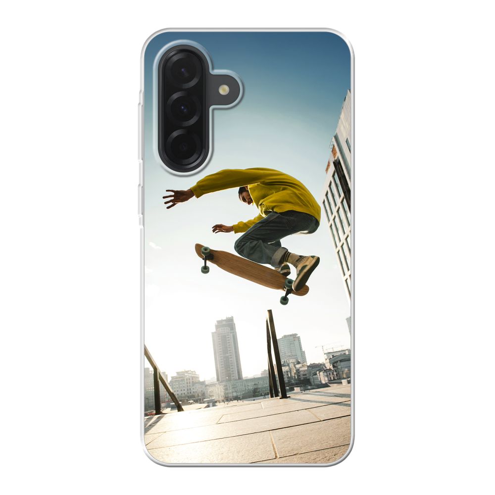 Achterkant bedrukt soft case hoesje (Transparant)