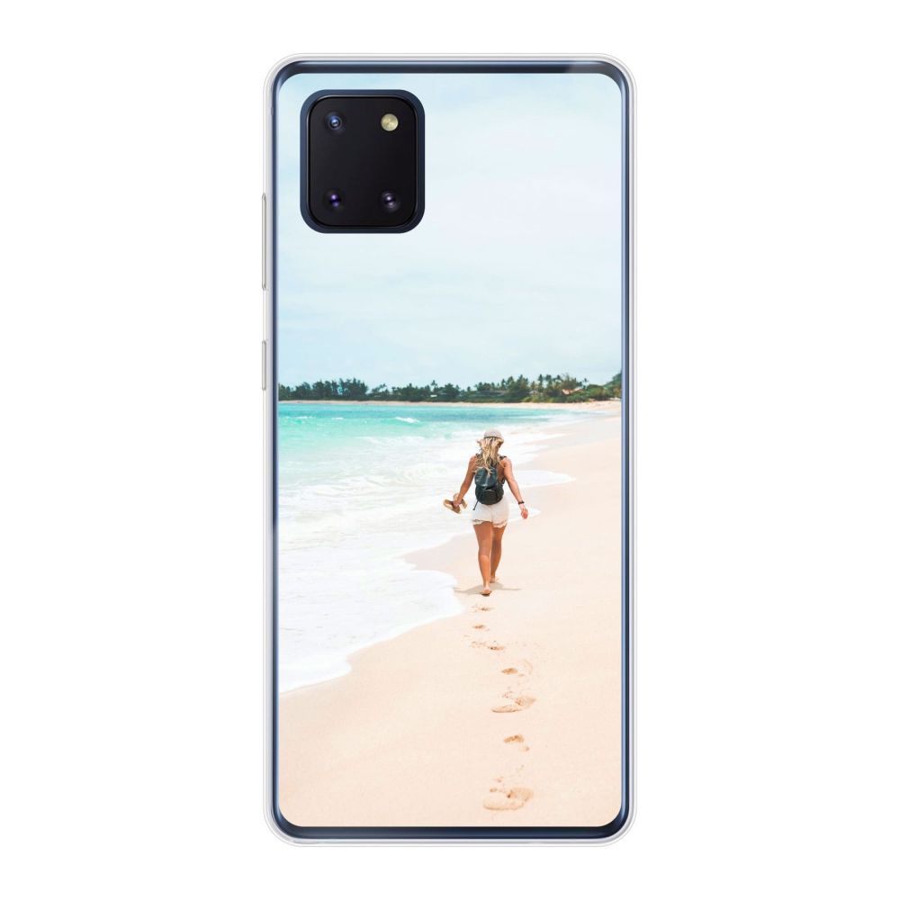 Coque souple imprimée au dos (Transparent)