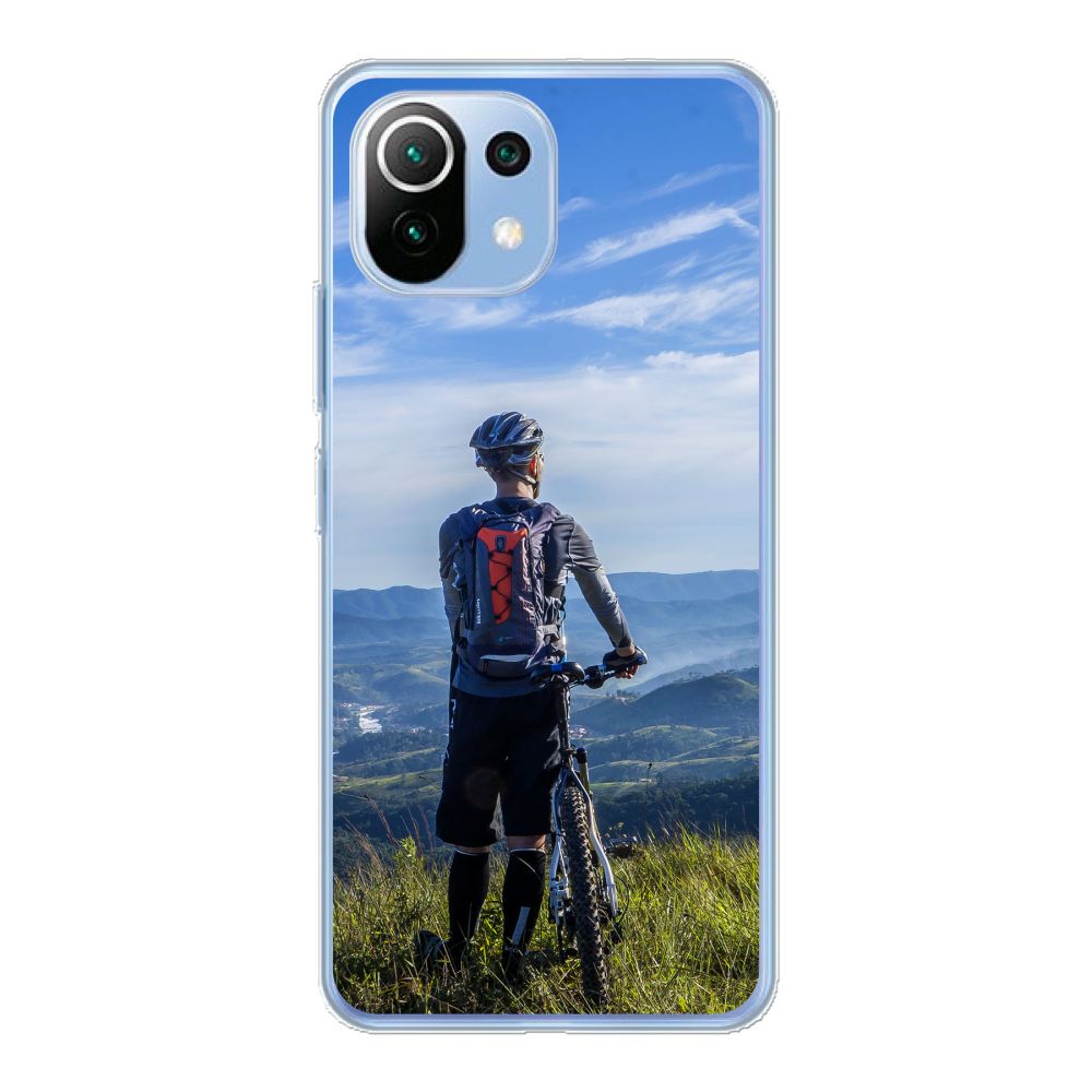 Achterkant bedrukt soft case hoesje (Transparant)