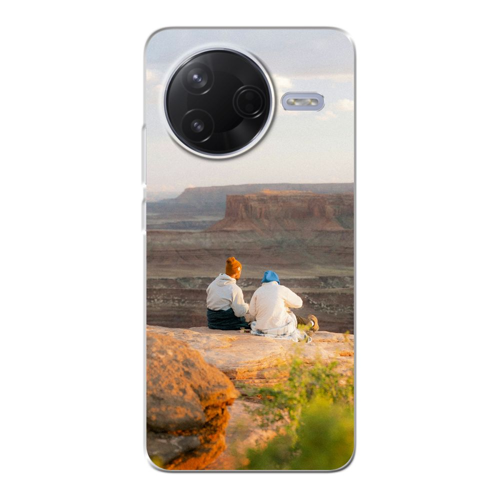 Coque souple imprimée au dos (Transparent)
