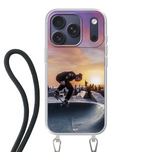 Coque imprimée au dos avec cordon