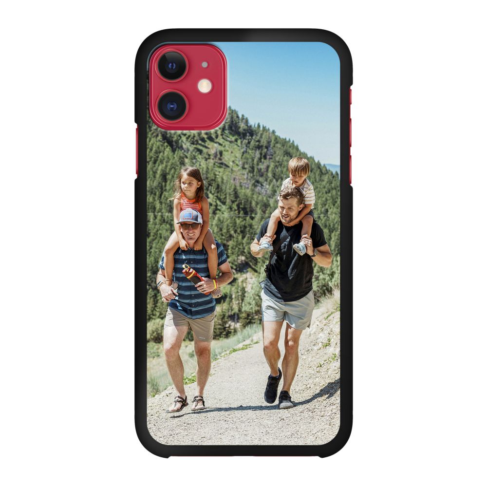Coque rigide imprimée au dos (Noir)