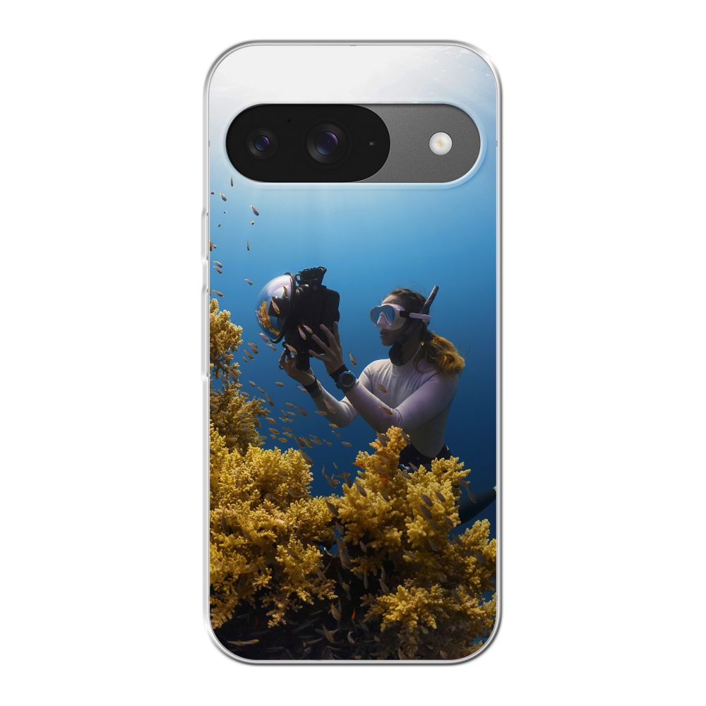 Achterkant bedrukt soft case hoesje (Transparant)