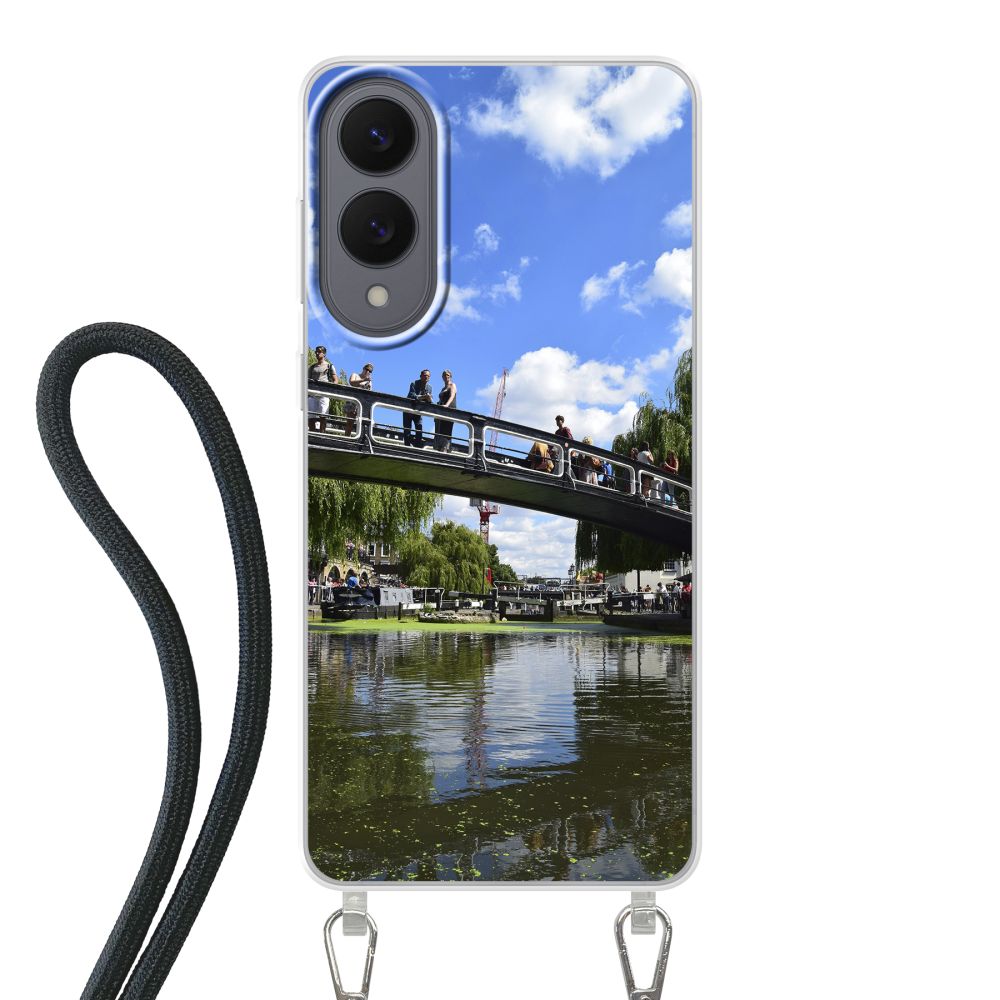 Coque imprimée au dos avec cordon