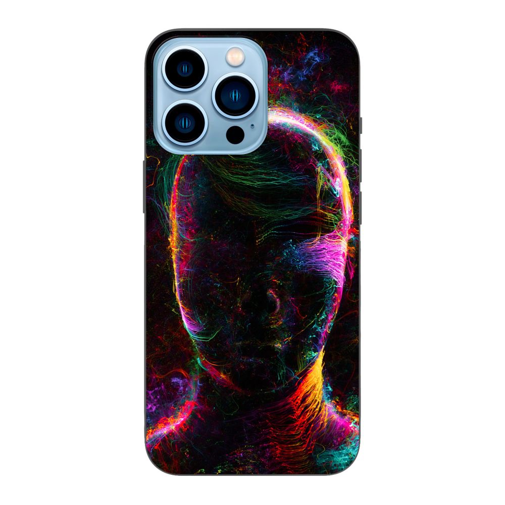 Coque souple imprimée au dos (Noir)