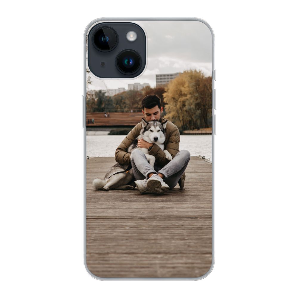 Coque souple imprimée au dos (Transparent)