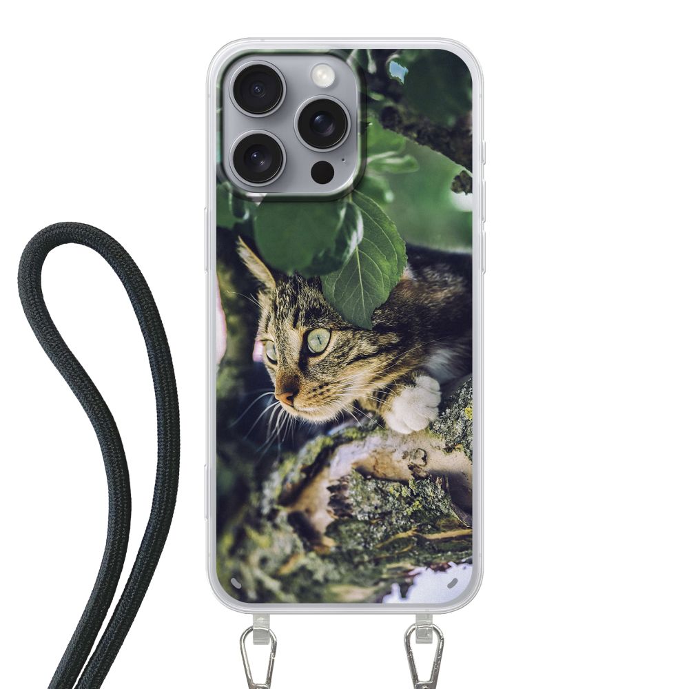 Coque imprimée au dos avec cordon