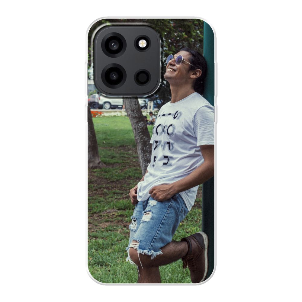 Coque souple imprimée au dos (Transparent)