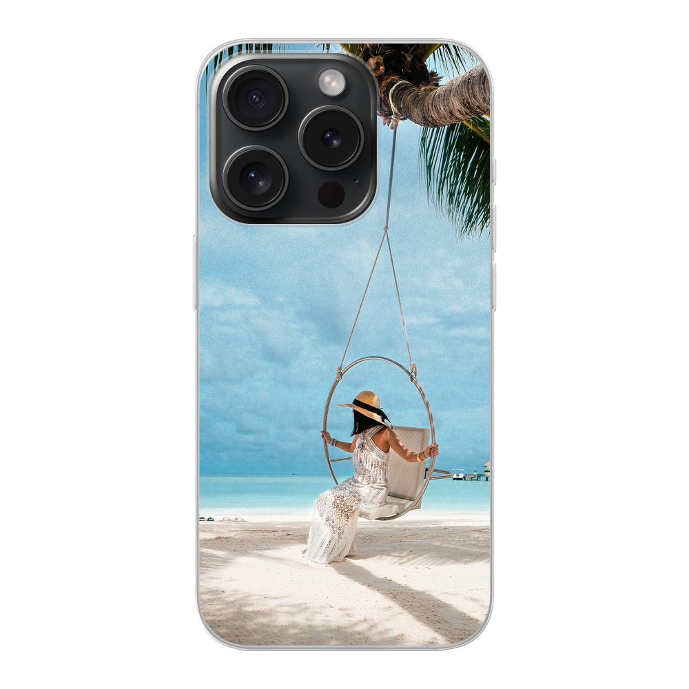 Coque souple imprimée au dos (Transparent)