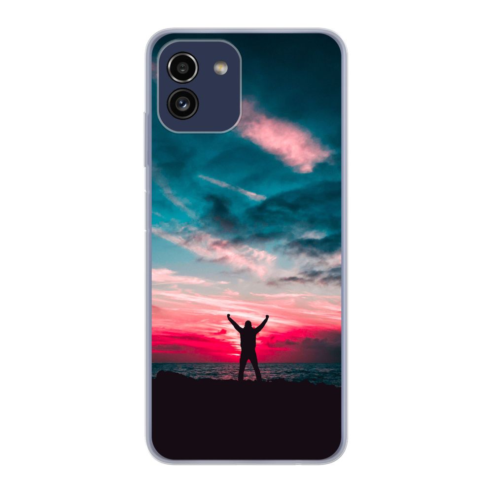 Coque souple imprimée au dos (Transparent)