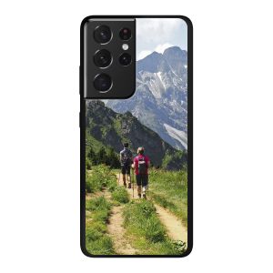 Coque rigide imprimée au dos (Noir)