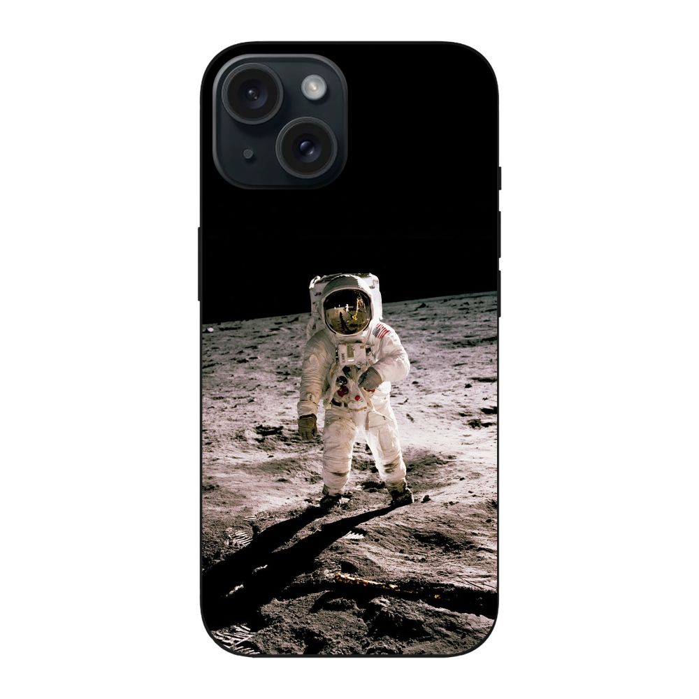 Coque souple imprimée au dos (Noir)