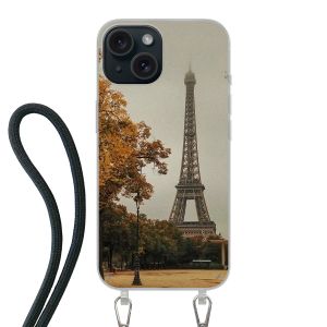 Coque imprimée au dos avec cordon
