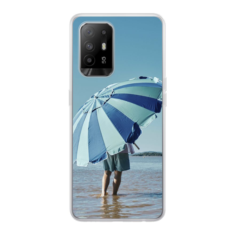 Achterkant bedrukt soft case hoesje (Transparant)