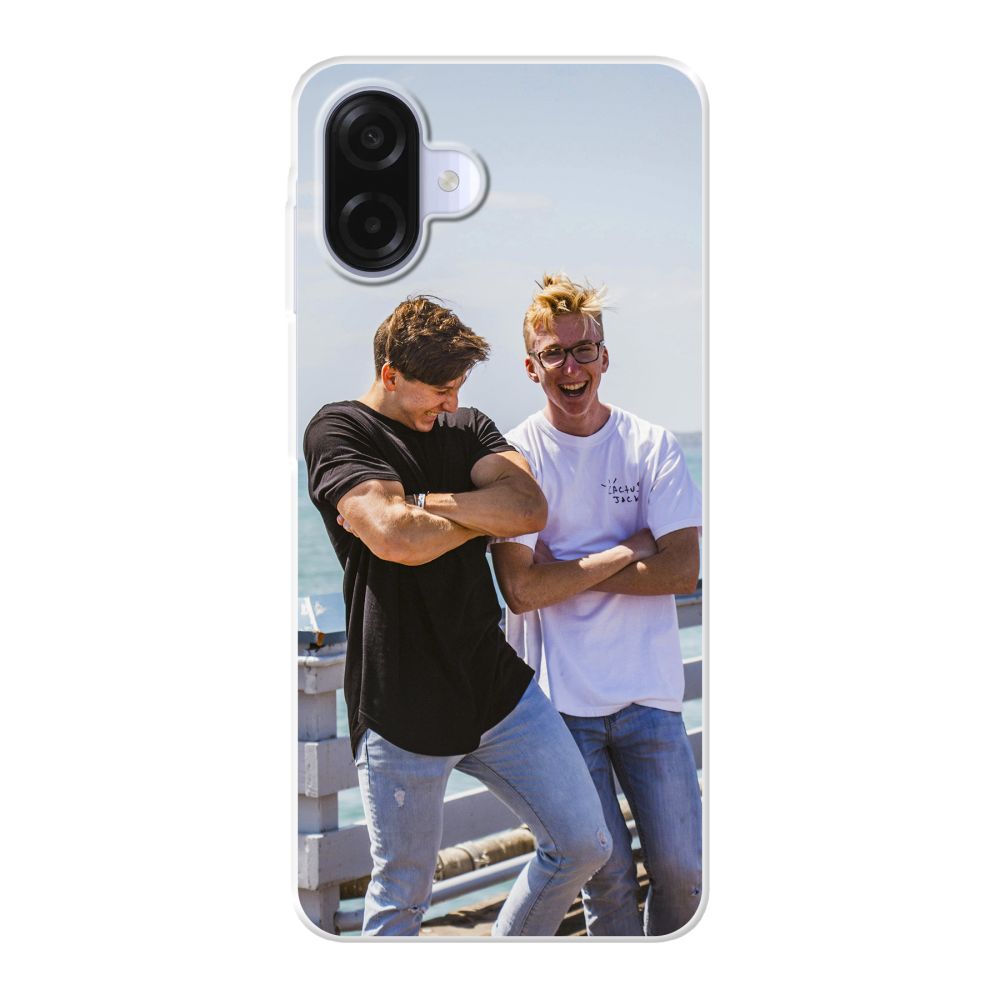 Coque souple imprimée au dos (Transparent)