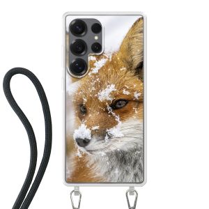 Coque imprimée au dos avec cordon