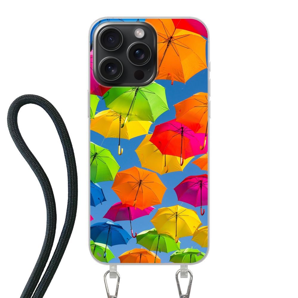 Coque imprimée au dos avec cordon