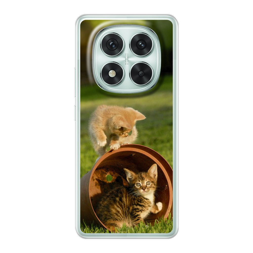 Achterkant bedrukt soft case hoesje (Transparant)