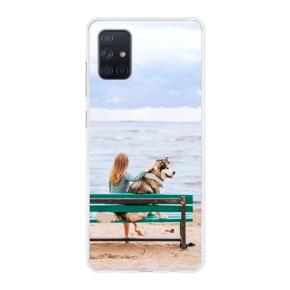 Coque souple imprimée au dos (Transparent)