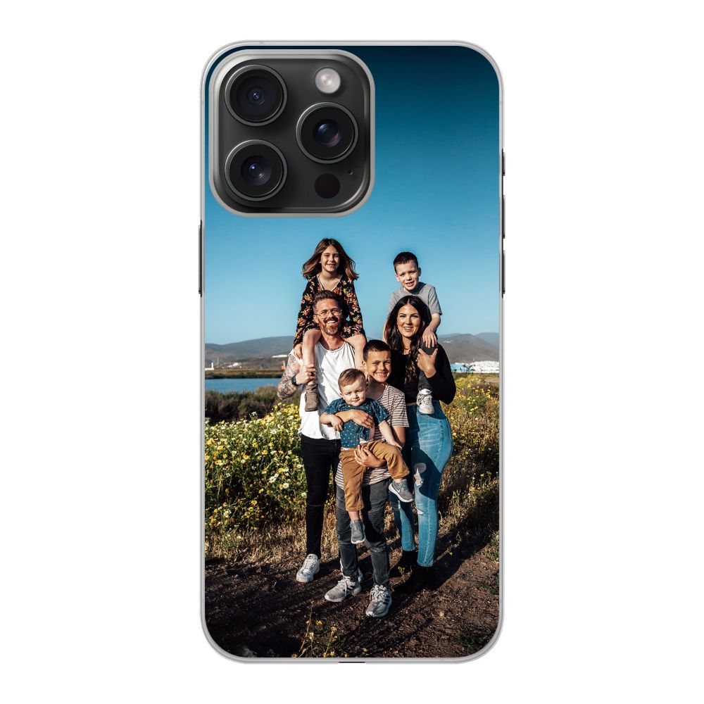Coque rigide imprimée au dos (Transparent)
