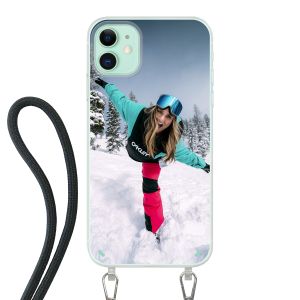 Coque imprimée au dos avec cordon