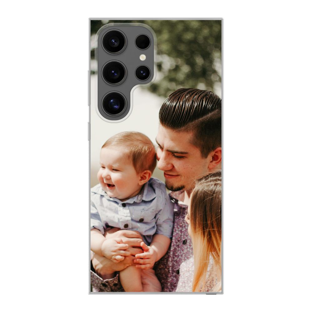 Coque souple imprimée au dos (Transparent)