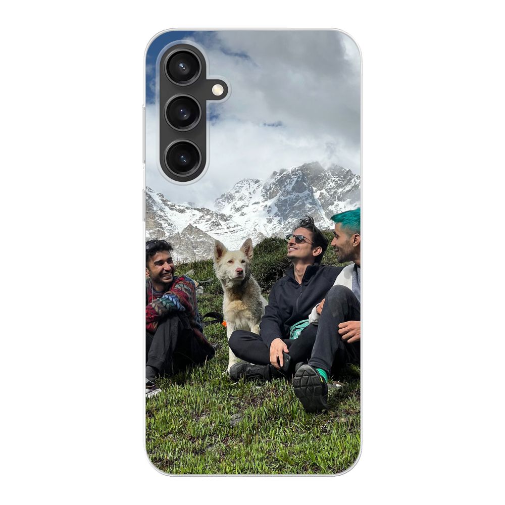 Coque souple imprimée au dos (Transparent)
