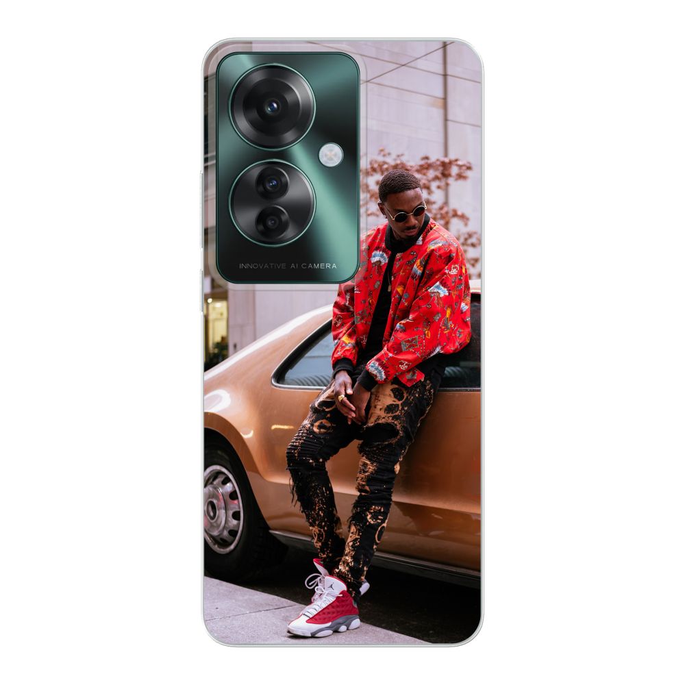 Coque souple imprimée au dos (Transparent)