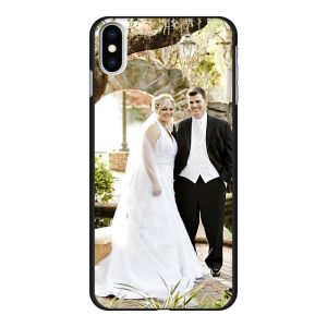 Coque rigide imprimée au dos (Noir)