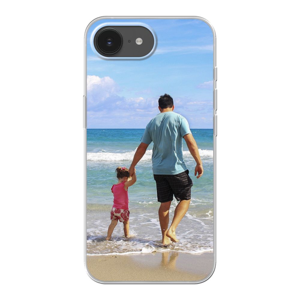 Achterkant bedrukt soft case hoesje (Transparant)