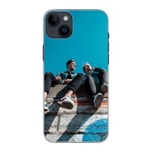 Coque rigide imprimée au dos (Transparent)