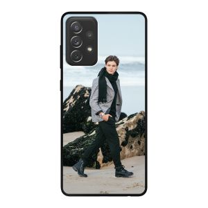 Coque souple imprimée au dos (Noir)