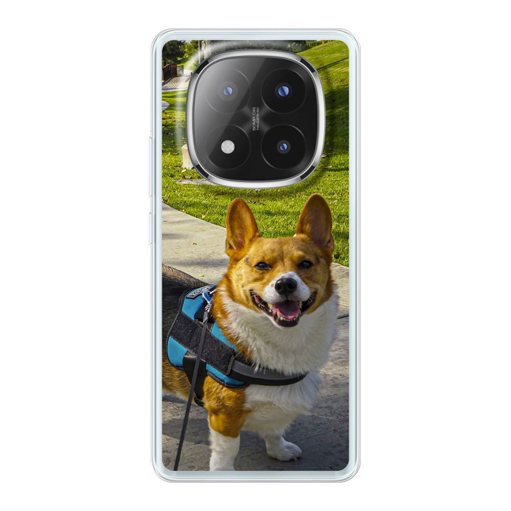 Achterkant bedrukt soft case hoesje (Transparant)